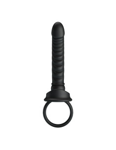 PRETTY LOVE MERRITT ANAL VIBRATOR WITH RING AND VIBRATION BLACK 2