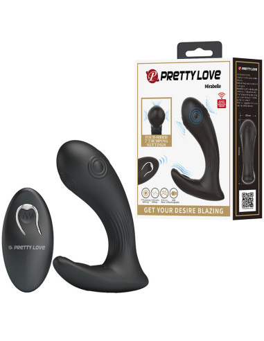 PRETTY LOVE MIRABELLE PROSTATE VIBRATOR WITH REMOTE CONTROL