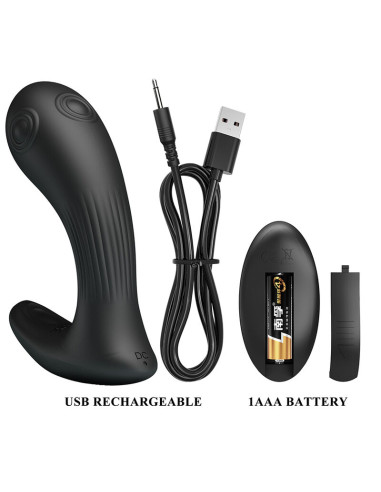 PRETTY LOVE MIRABELLE PROSTATE VIBRATOR WITH REMOTE CONTROL