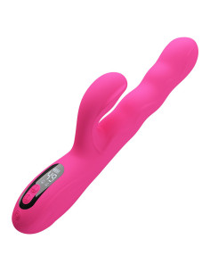 PRETTY LOVE WINTERS MULTIFUNCTION RABBIT VIBRATOR WITH LED DISPLAY PINK 2