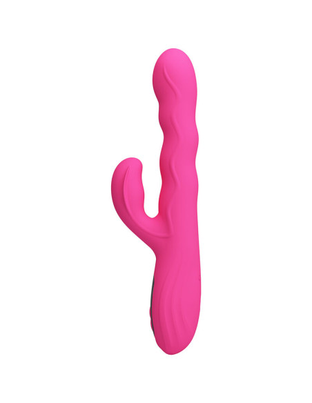 PRETTY LOVE WINTERS MULTIFUNCTION RABBIT VIBRATOR WITH LED DISPLAY PINK