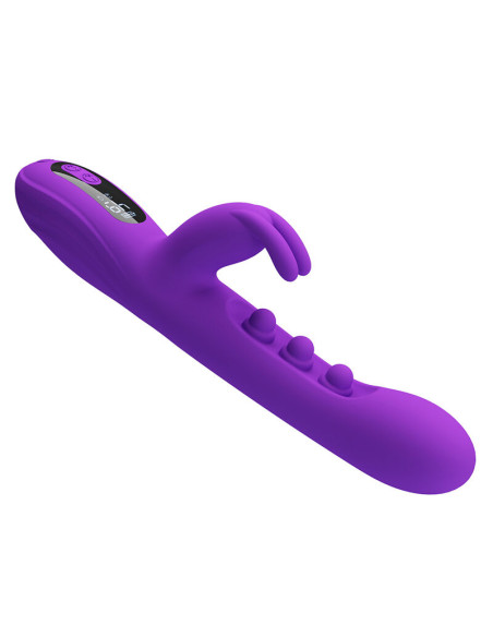 PRETTY LOVE SABIEN RABBIT VIBRATOR WITH TAPPING STIMULATION AND PURPLE LED