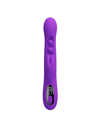 PRETTY LOVE SABIEN RABBIT VIBRATOR WITH TAPPING STIMULATION AND PURPLE LED