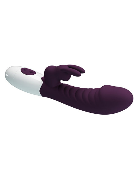 PRETTY LOVE NAUGHTY BUNNY 30 FUNCTION RABBIT VIBRATOR PURPLE
