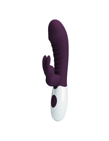 PRETTY LOVE NAUGHTY BUNNY 30 FUNCTION RABBIT VIBRATOR PURPLE