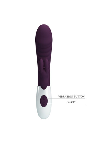 PRETTY LOVE NAUGHTY BUNNY 30 FUNCTION RABBIT VIBRATOR PURPLE