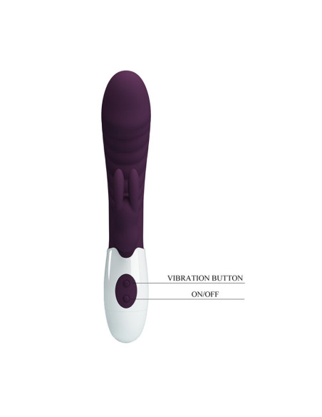 PRETTY LOVE NAUGHTY BUNNY 30 FUNCTION RABBIT VIBRATOR PURPLE
