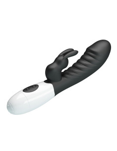 PRETTY LOVE NAUGHTY BUNNY 30 FUNCTION RABBIT VIBRATOR BLACK 2