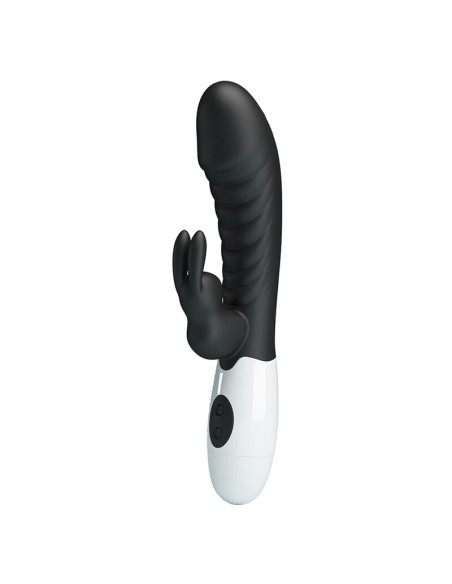 PRETTY LOVE NAUGHTY BUNNY 30 FUNCTION RABBIT VIBRATOR BLACK