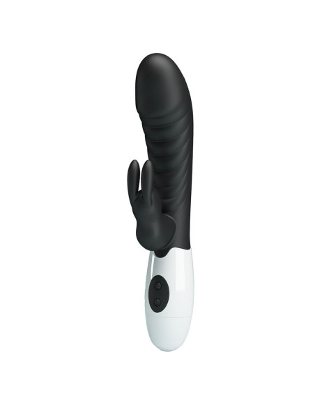 PRETTY LOVE NAUGHTY BUNNY 30 FUNCTION RABBIT VIBRATOR BLACK