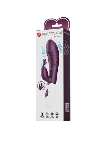 PRETTY LOVE ROGUE MUSE 30 FUNCTION RABBIT VIBRATOR PURPLE