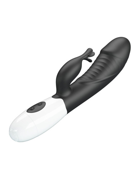PRETTY LOVE RASMUSSEN 30 FUNCTION RABBIT VIBRATOR BLACK