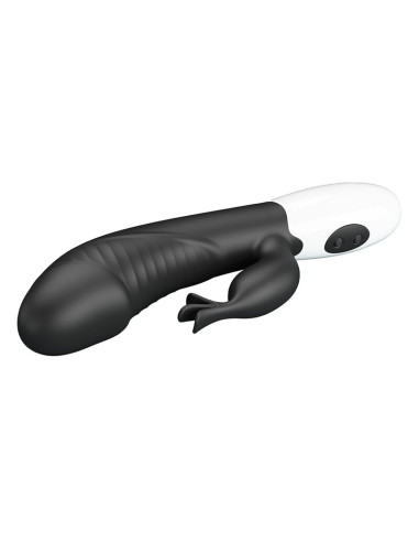 PRETTY LOVE RASMUSSEN 30 FUNCTION RABBIT VIBRATOR BLACK