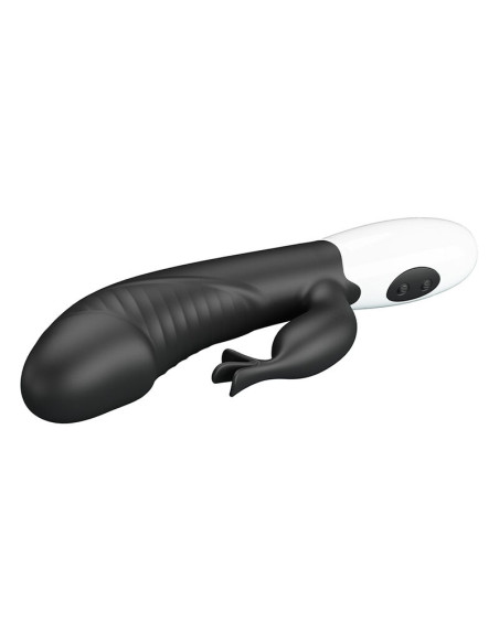 PRETTY LOVE RASMUSSEN 30 FUNCTION RABBIT VIBRATOR BLACK