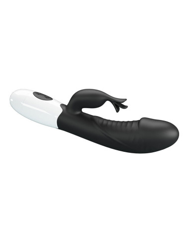 PRETTY LOVE RASMUSSEN 30 FUNCTION RABBIT VIBRATOR BLACK