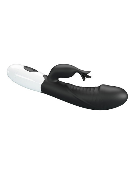 PRETTY LOVE RASMUSSEN 30 FUNCTION RABBIT VIBRATOR BLACK
