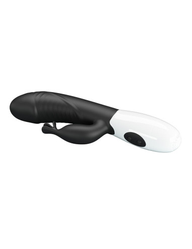 PRETTY LOVE RASMUSSEN 30 FUNCTION RABBIT VIBRATOR BLACK