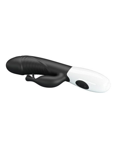 PRETTY LOVE RASMUSSEN 30 FUNCTION RABBIT VIBRATOR BLACK