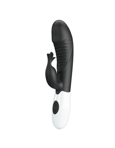 PRETTY LOVE RASMUSSEN 30 FUNCTION RABBIT VIBRATOR BLACK