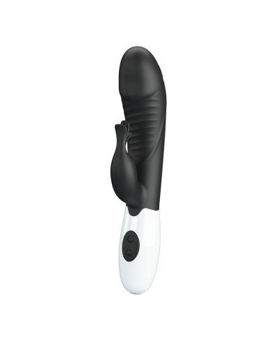 PRETTY LOVE RASMUSSEN 30 FUNCTION RABBIT VIBRATOR BLACK