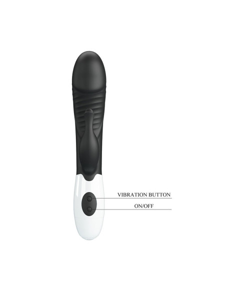 PRETTY LOVE RASMUSSEN 30 FUNCTION RABBIT VIBRATOR BLACK
