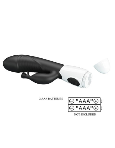 PRETTY LOVE RASMUSSEN 30 FUNCTION RABBIT VIBRATOR BLACK
