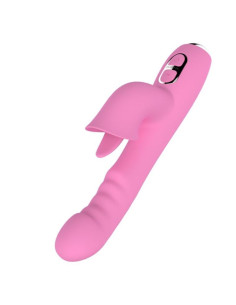 NALONE T MAY RABBIT VIBRATOR WITH PUSH AND OSCILLATING MOTION