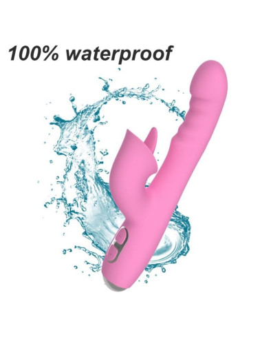NALONE T MAY RABBIT VIBRATOR WITH PUSH AND OSCILLATING MOTION