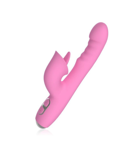 NALONE T MAY RABBIT VIBRATOR WITH PUSH AND OSCILLATING MOTION
