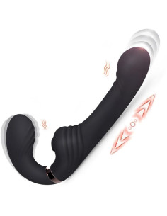 NALONE ALLOW DUAL VIBE WITH ROTATION AND THRUSTING BLACK