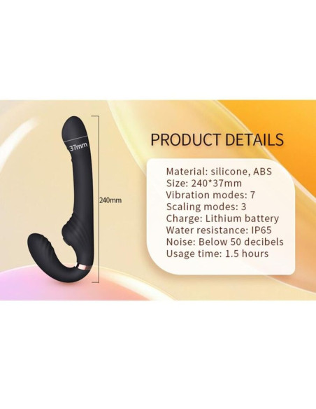 NALONE ALLOW DUAL VIBE WITH ROTATION AND THRUSTING BLACK