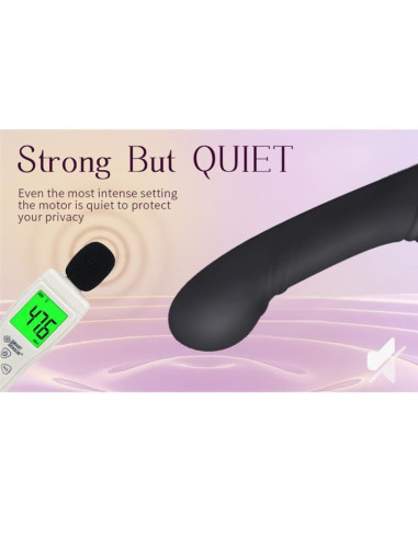 NALONE ALLOW DUAL VIBE WITH ROTATION AND THRUSTING BLACK
