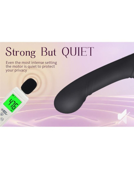 NALONE ALLOW DUAL VIBE WITH ROTATION AND THRUSTING BLACK