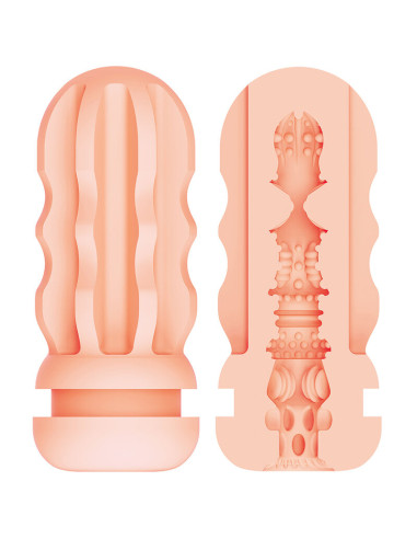 PRETTY LOVE SHERRY VAGINA MASTURBATOR WITH SUCTION CUP AND INTERNAL TEXTURES