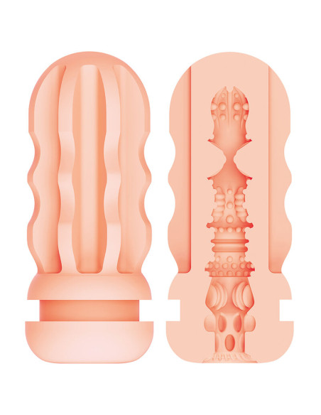 PRETTY LOVE SHERRY VAGINA MASTURBATOR WITH SUCTION CUP AND INTERNAL TEXTURES