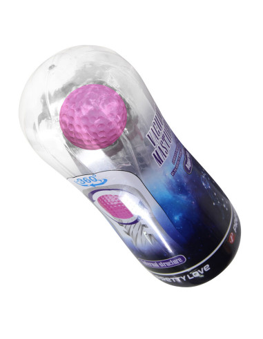 PRETTY LOVE 360º TEXTURED MASTURBATION CUP CLEAR