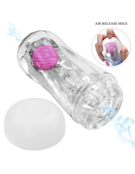 PRETTY LOVE 360º TEXTURED MASTURBATION CUP CLEAR
