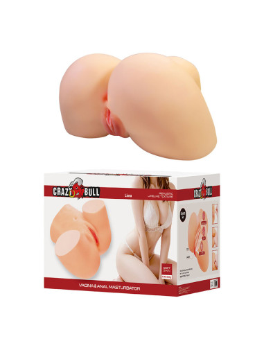CRAZY BULL LIORA XXL DOUBLE VAGINAL AND ANAL MASTURBATOR
