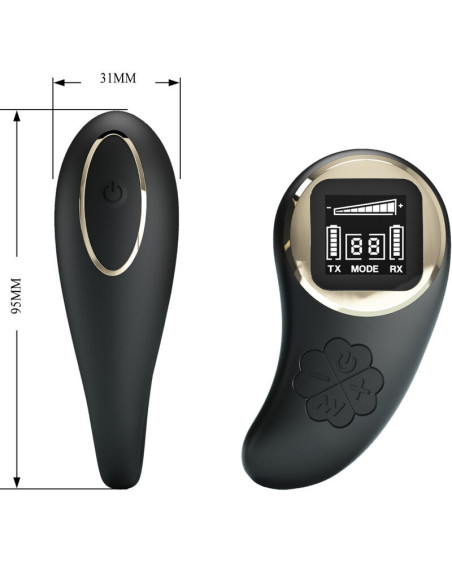 PRETTY LOVE NATHAN DOUBLE PLEASURE VIBRATOR REMOTE CONTROL