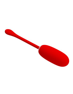 PRETTY LOVE JULIUS WATERPROOF RECHARGEABLE VIBRATING EGG RED
