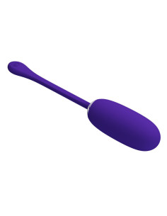 PRETTY LOVE JULIUS WATERPROOF RECHARGEABLE VIBRATING EGG PURPLE