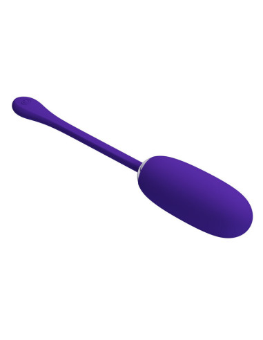 PRETTY LOVE JULIUS WATERPROOF RECHARGEABLE VIBRATING EGG PURPLE