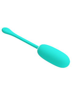 PRETTY LOVE JULIUS WATERPROOF RECHARGEABLE VIBRATING EGG AQUA GREEN