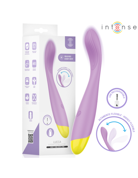 INTENSE LUCCA FLEXIBLE USB RECHARGEABLE G POINT STIMULATOR