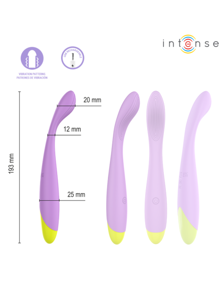INTENSE LUCCA FLEXIBLE USB RECHARGEABLE G POINT STIMULATOR