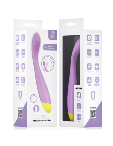 INTENSE LUCCA FLEXIBLE USB RECHARGEABLE G POINT STIMULATOR