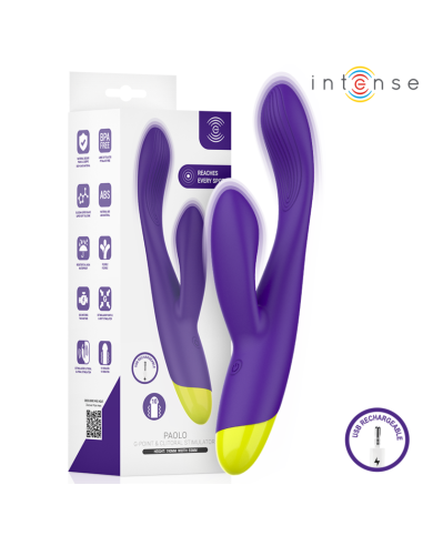 INTENSE PAOLO RECHARGEABLE RABBIT STIMULATOR FOR G SPOT AND CLITORIS
