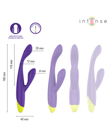 INTENSE PAOLO RECHARGEABLE RABBIT STIMULATOR FOR G SPOT AND CLITORIS