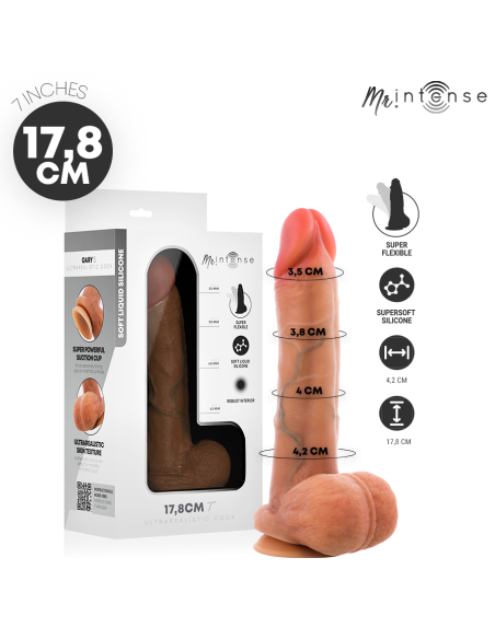 MR INTENSE GARY S ULTRA REALISTIC SILICONE COCK WITH TESTICLES 178 CM O 42 CM
