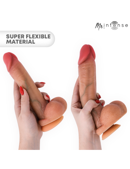 MR INTENSE GARY M ULTRA REALISTIC SILICONE COCK WITH TESTICLES 20 CM O 42 CM